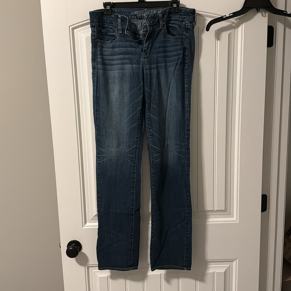 Vintage American eagle straight stretch